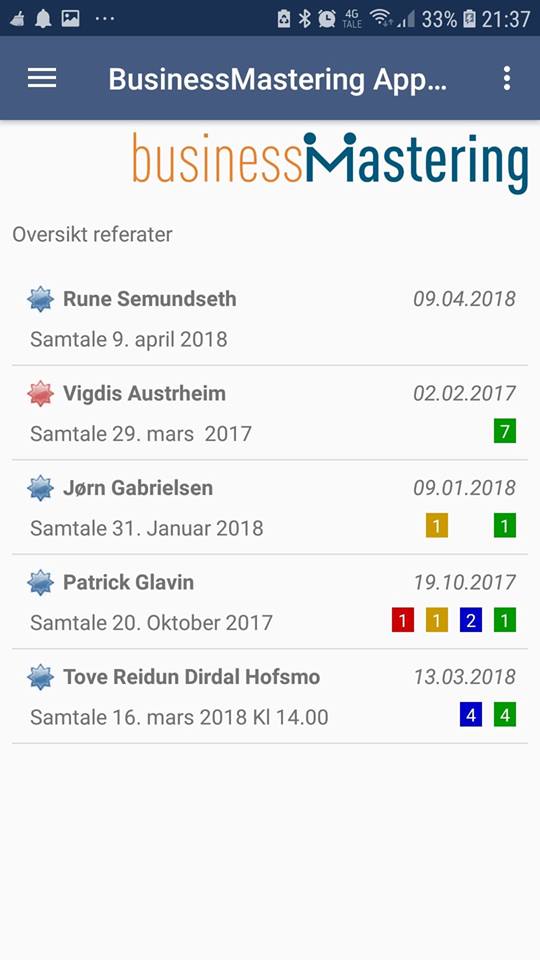 Smart App for påminnelser